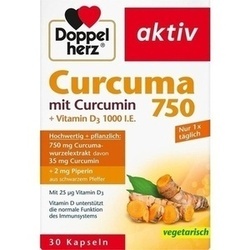 Abbildung klein von Doppelherz Curcuma 750