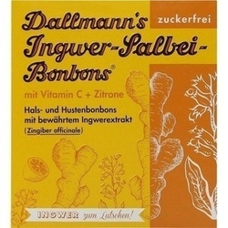 Abbildung klein von Dallmann's Ingwer Salbei Bonbons