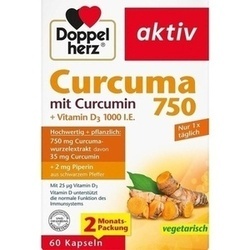 Abbildung klein von Doppelherz Curcuma 750