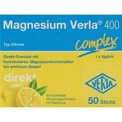 Abbildung klein von Magnesium Verla 400 Zitrone Direkt-Granulat
