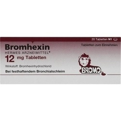 Abbildung klein von Bromhexin Hermes Arzneimittel 12mg Tabletten