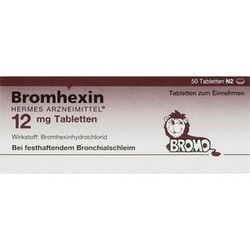 Abbildung klein von Bromhexin Hermes Arzneimittel 12mg Tabletten
