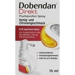 Abbildung klein von Dobendan Direkt Flurbiprofen Spray Honig & Zitrone