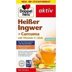 Abbildung klein von Doppelherz Heisser Ingwer + Curcuma