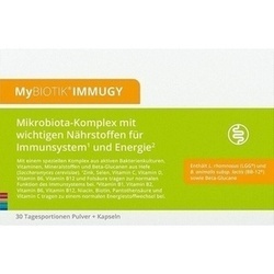 Abbildung klein von Mybiotik Immugy Kombipackung 30 X 2 G + 60 Kapseln