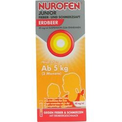 Abbildung klein von Nurofen Junior Fieber-U.Schmerzsaft Erdbe.40 Mg/Ml
