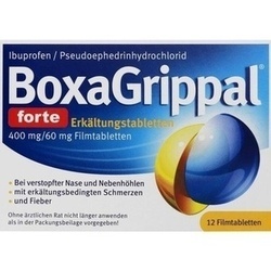 Abbildung klein von Boxagrippal Forte Erkältungstab. 400 Mg/60 Mg Fta.