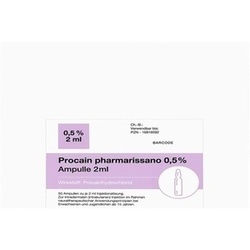 Abbildung klein von Procain Pharmarissano Ampulle 0.5% 2 Ml