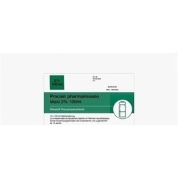 Abbildung klein von Procain Pharmarissano Injektionsflasche 2% 100 Ml