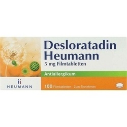 Abbildung klein von Desloratadin Heumann 5 Mg Filmtabletten