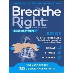 Abbildung klein von Breathe Right Besser Atmen Nasenpflaster Beige Gro