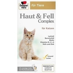 Abbildung klein von Doppelherz Für Tiere Haut&fell Complex Für Katzen