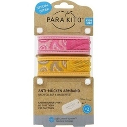Abbildung klein von Para'kito Anti-Mücken Armband Kids Doppelpack