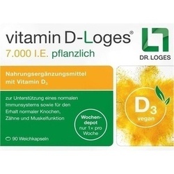 Abbildung klein von Vitamin D-Loges 7.000 I.E. Pflanzlich Wochendepot