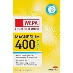 Abbildung klein von Wepa Magnesium 400 Depot + B6