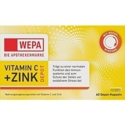 Abbildung klein von Wepa Vitamin C + Zink Kapseln