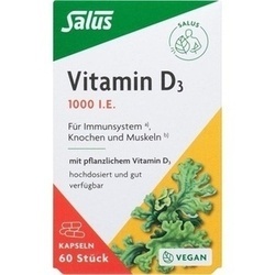 Abbildung klein von Vitamin D3 1000 I.E. Vegan Kapseln Salus