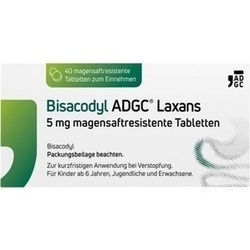 Abbildung klein von Bisacodyl Adgc Laxans 5 Mg Magensaftresistente Tab