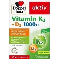 Abbildung klein von Doppelherz Vitamin K2 + D3 1000 I.E.