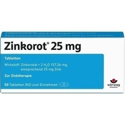 Abbildung klein von Zinkorot 25 Mg Tabletten