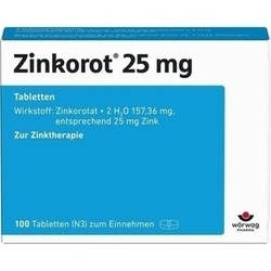 Abbildung klein von Zinkorot 25 Mg Tabletten