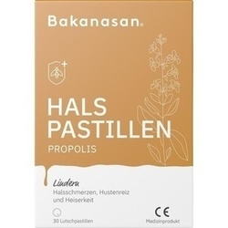 Abbildung klein von Bakanasan Halspastillen Propolis