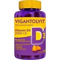 Abbildung klein von Vigantolvit 2000 I.E. Vitamin D3 Weichgummis