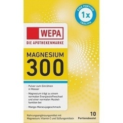 Abbildung klein von Wepa Magnesium 300+Vit.C Zuckerfrei Pulver