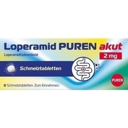 Abbildung klein von Loperamid Puren Akut 2 Mg Schmelztabletten