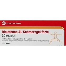 Abbildung klein von Diclofenac Al Schmerzgel Forte 20 Mg/G Gel