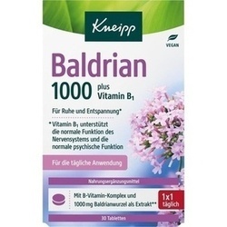 Abbildung klein von Kneipp Baldrian 1000 Mg Plus Vitamin B1