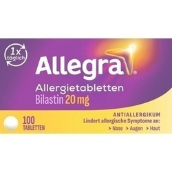 Abbildung klein von Allegra Allergietabletten 20 Mg Tabletten