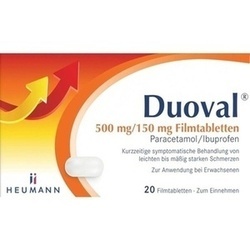 Abbildung klein von Duoval 500 Mg /150 Mg Filmtabletten