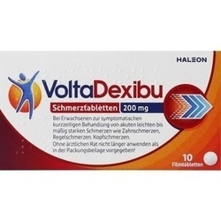 Abbildung klein von Voltadexibu Schmerztabletten 200 Mg Filmtabletten