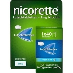 Abbildung klein von Nicorette Freshmint 2mg Lutschtabletten Gepresst