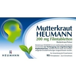 Abbildung klein von Mutterkraut Heumann 200 Mg Filmtabletten