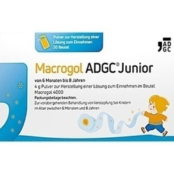 Abbildung klein von Macrogol Adgc Junior 6m-8j 4g Plv.Z.H.E.Lsg.Z.Einn