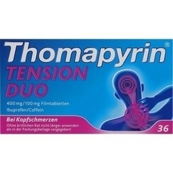 Abbildung klein von Thomapyrin Tension Duo 400 Mg/100 Mg Filmtabletten