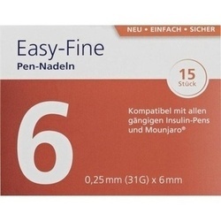 Abbildung klein von Easy-Fine Pen-Nadeln 6 Mm 31 G (0.25 Mm)