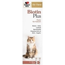 Abbildung klein von Doppelherz Für Tiere Biotin Plus Paste Katze