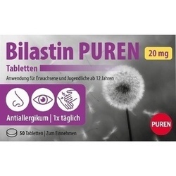 Abbildung klein von Bilastin Puren 20 Mg Tabletten