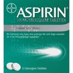 Abbildung klein von Aspirin 500 Mg überzogene Tabletten