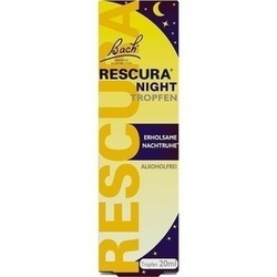 Abbildung klein von Bachblüten Rescura Night Tropfen Alkoholfrei