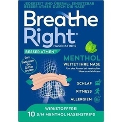 Abbildung klein von Breathe Right Besser Atmen Nasenpflaster Menthol