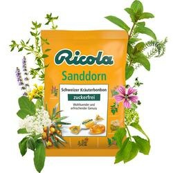Abbildung klein von Ricola Oz Sanddorn Bonbons