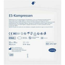 Abbildung klein von Es-Kompressen Steril 10x10cm Großpackung 12fach