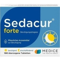 Abbildung klein von Sedacur Forte Beruhigungdragees