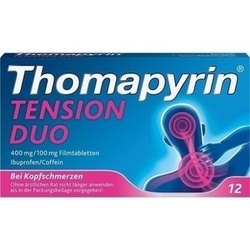 Abbildung klein von Thomapyrin Tension Duo 400 Mg/100mg Filmtabletten