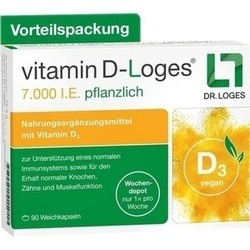 Abbildung klein von Vitamin D-Loges 7.000 I.E. Pflanzlich Wochendepot