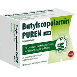 Abbildung klein von Butylscopolamin Puren 10 Mg überzogene Tabletten